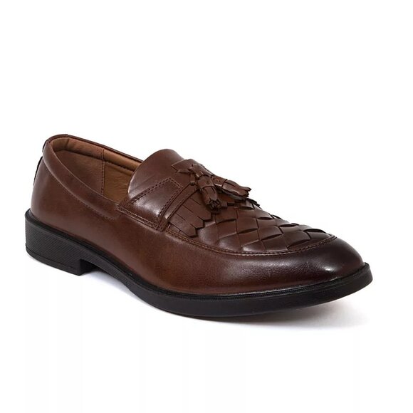 Men\'s Deer Stags Borough Kiltie Tassel Loafers - Brown - 12 - NIB